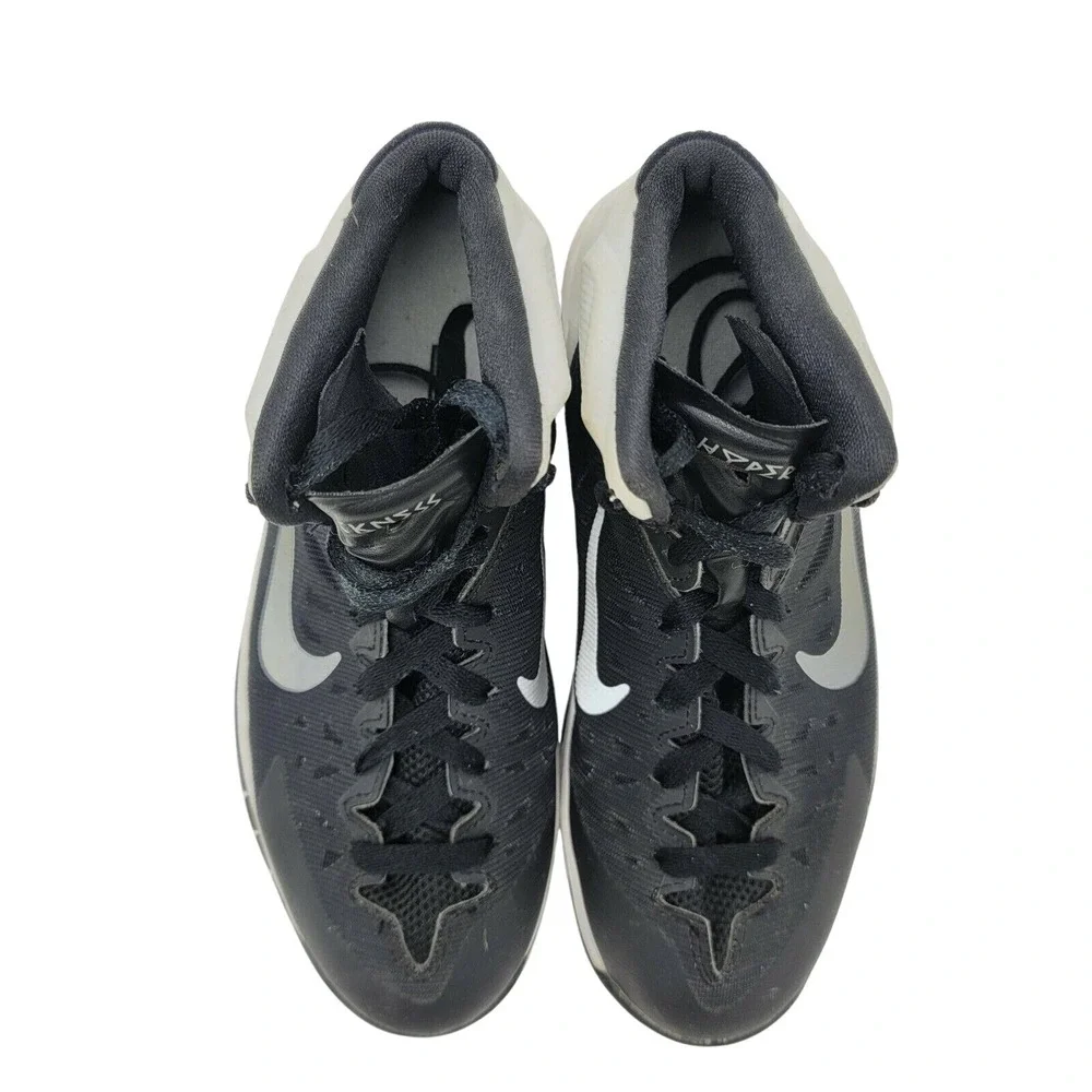 Nike HyperQuickness Basketball Shoes‎ 622759-001 Black/White Kids Size 5Y